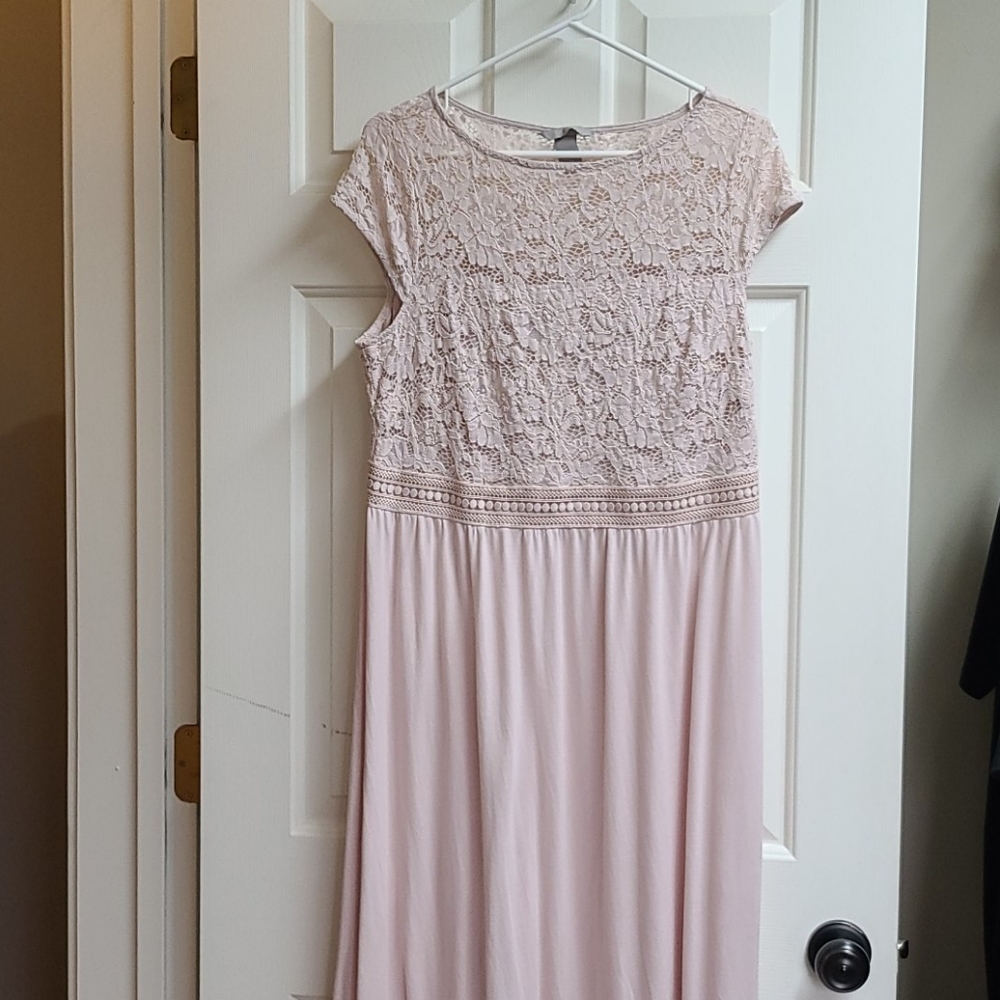 Pale Pink Maxi Dress